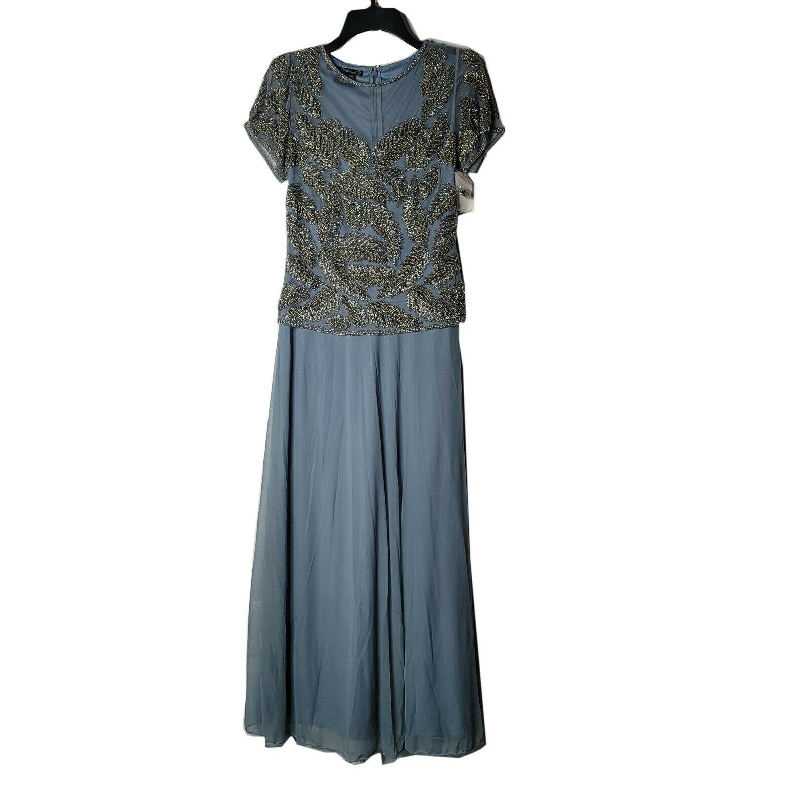 Pisarro Nights Dress Details Short Sleeve Beaded